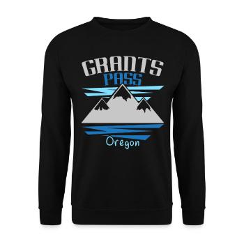 Grants Pass Oregon États-Unis État d’Amérique Oregonian - Sweat-shirt Unisexe - noir - Devant - Alina (178cm) & Michal (187cm)