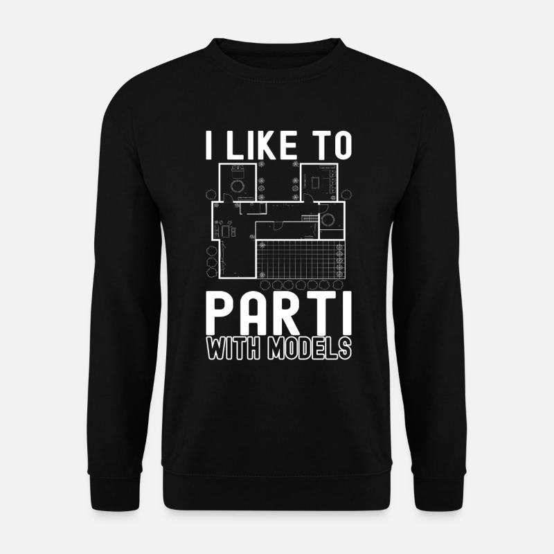 Architecture d’architecte - Sweat-shirt Unisexe - noir