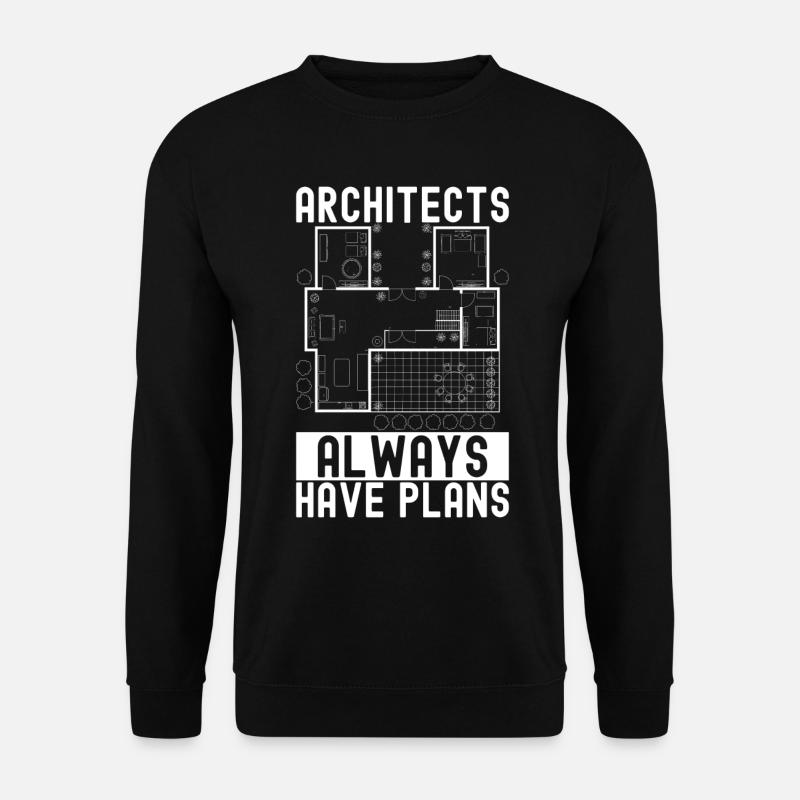 Architecture d’architecte - Sweat-shirt Unisexe - noir