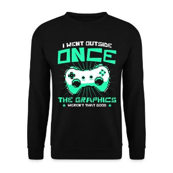 Jeu de hasard Retro Gamer Jeux vidéo Cadeau - Sweat-shirt Unisexe - noir - Devant - Alina (178cm) & Michal (187cm)