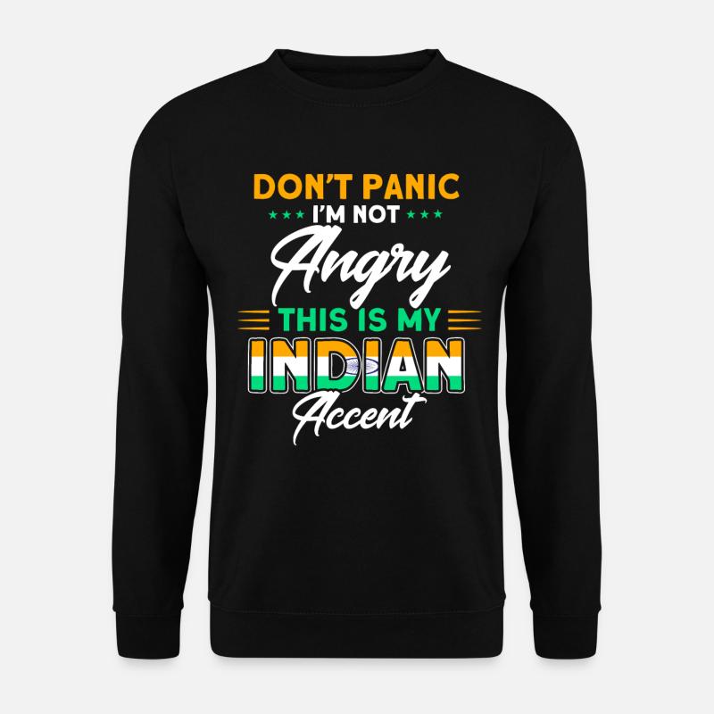 India Indian Roots Gift - Unisex Sweatshirt - black