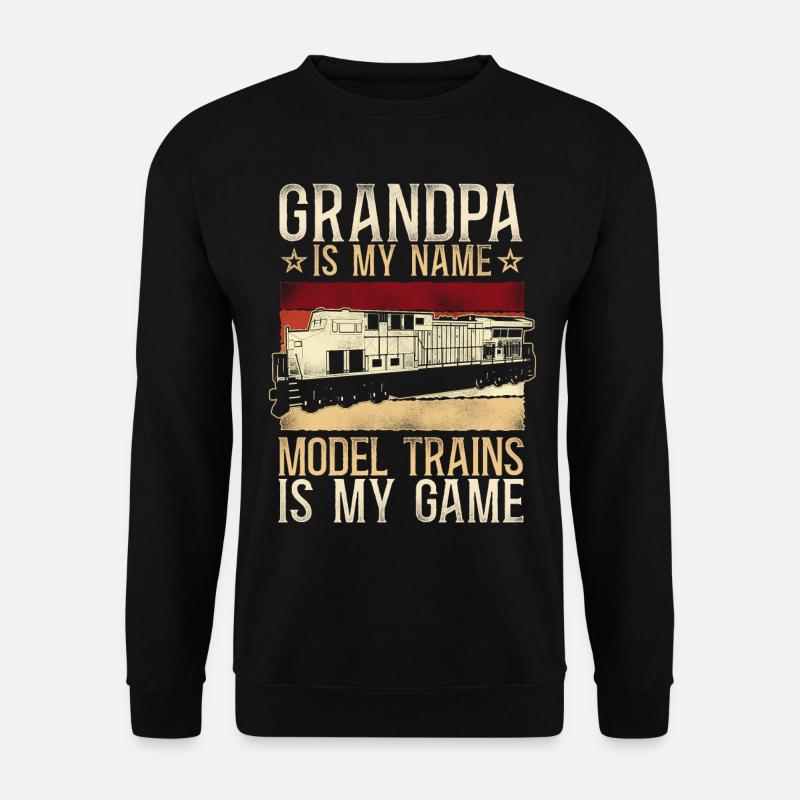 Freight Diesel Train Driver - Unisex Pullover - Schwarz
