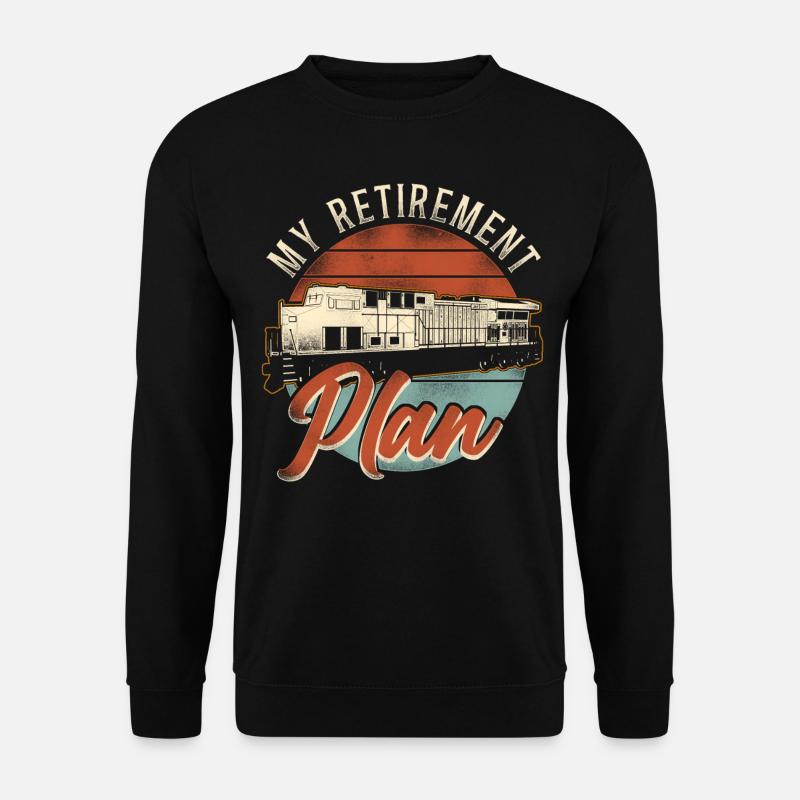 Freight Diesel Train Driver - Unisex Sweatshirt - black