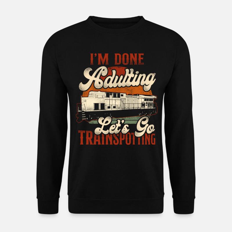 Freight Diesel Train Driver - Unisex Sweatshirt - black