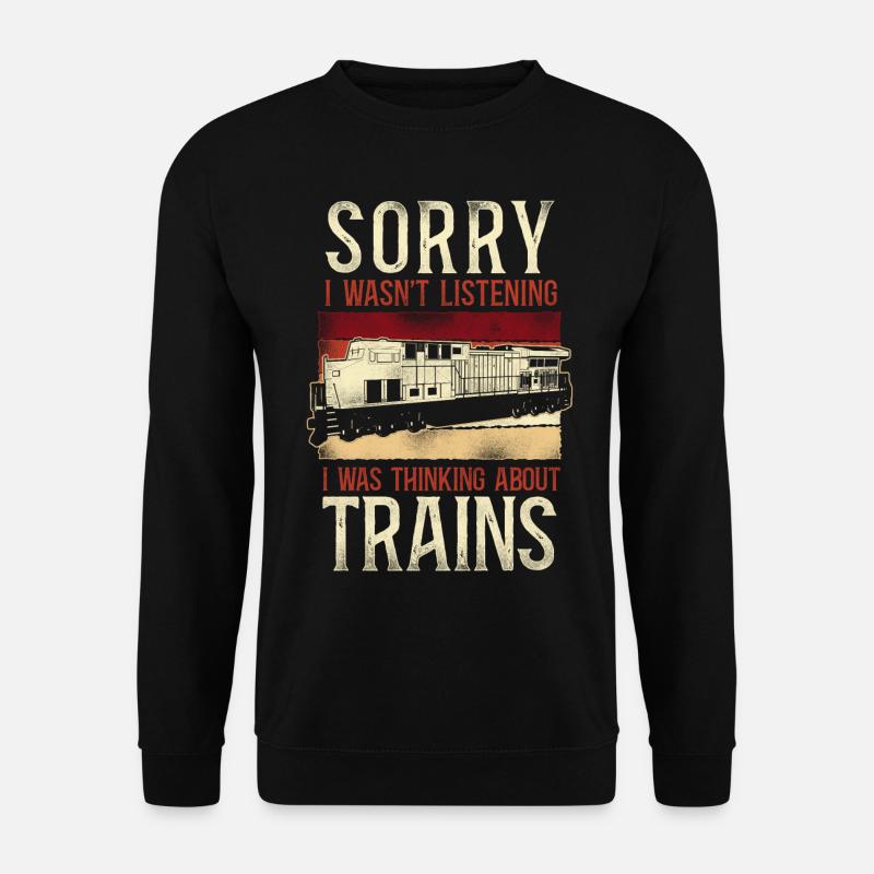 Freight Diesel Train Driver - Unisex Sweatshirt - black