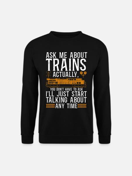 Freight Diesel Train Driver - Unisex Sweatshirt - black