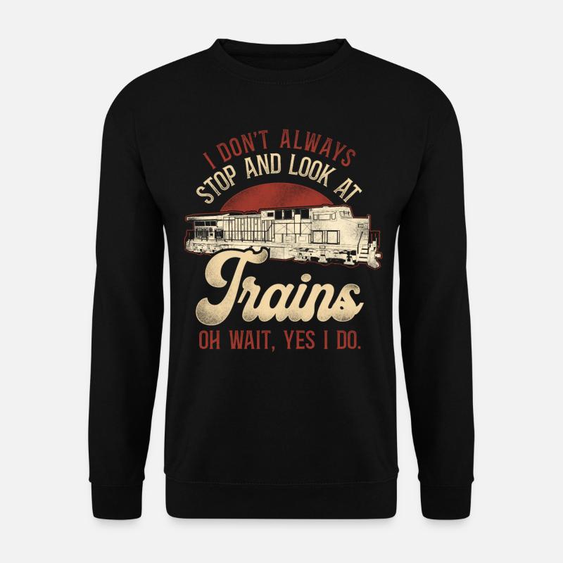 Freight Diesel Train Driver - Unisex Sweatshirt - black