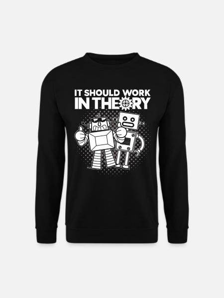Robot Robotics Engineer Costume Robot - Unisex Sweatshirt - black