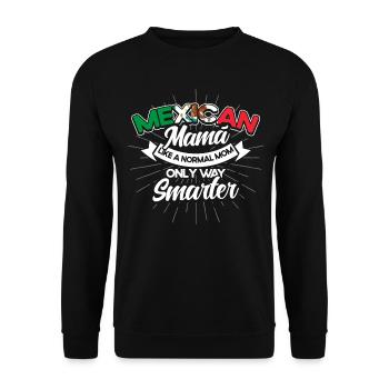Mexiko Mexikanische Wurzeln Geschenk - Unisex Pullover - Schwarz - Vorne - Alina (178cm) & Michal (187cm)