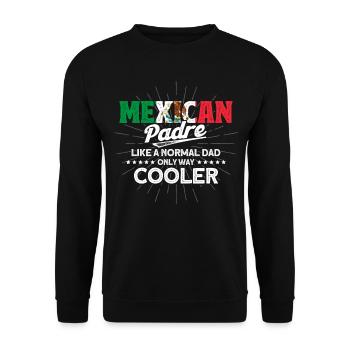 Mexiko Mexikanische Wurzeln Geschenk - Unisex Pullover - Schwarz - Vorne - Alina (178cm) & Michal (187cm)