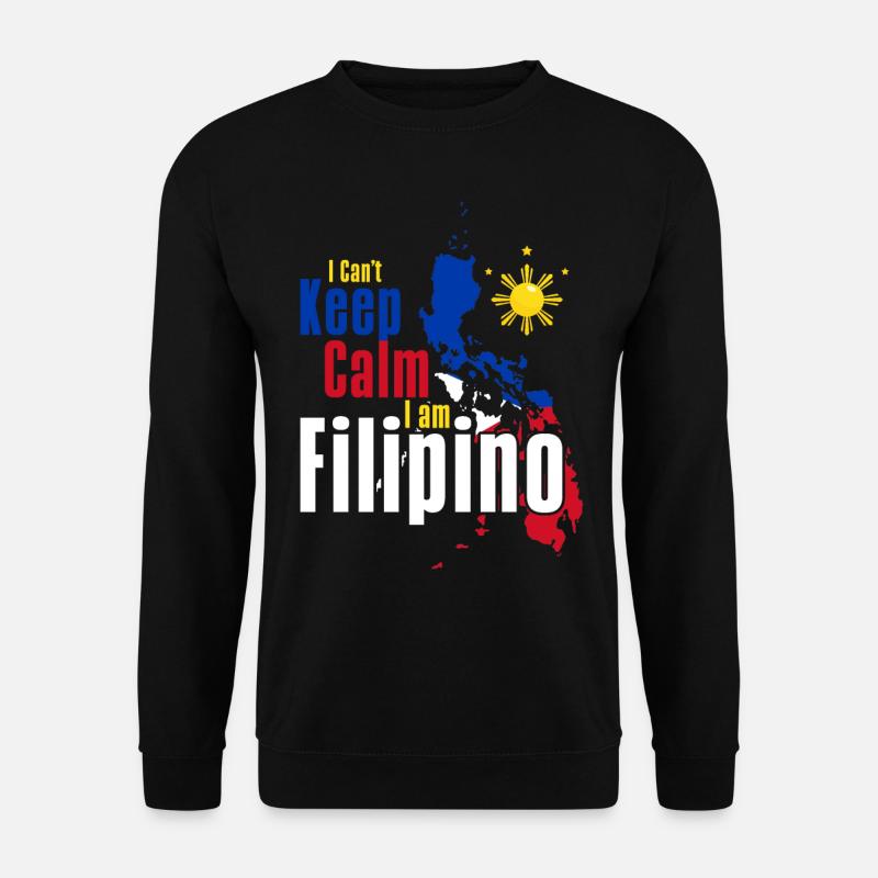 Philippines Philippine Flag - Unisex Sweatshirt - black