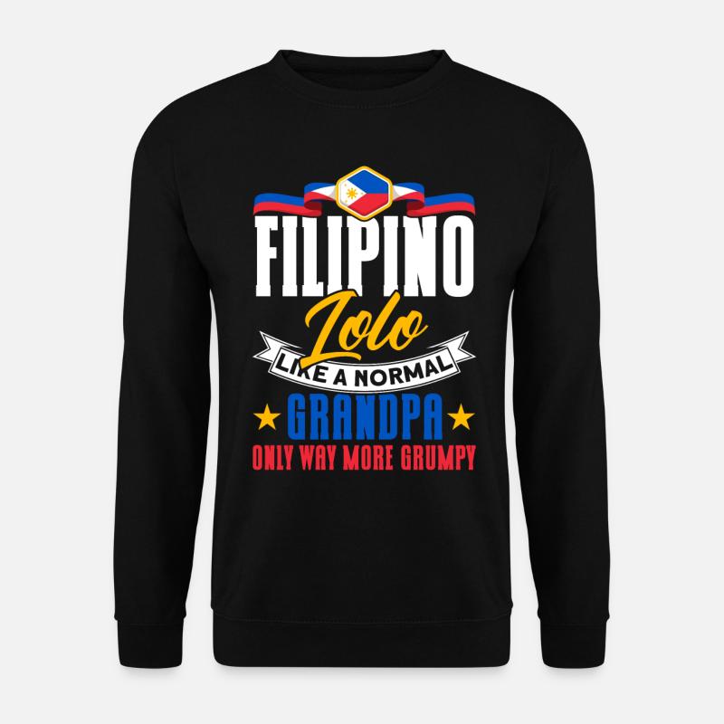 Philippines Drapeau philippin - Sweat-shirt Unisexe - noir