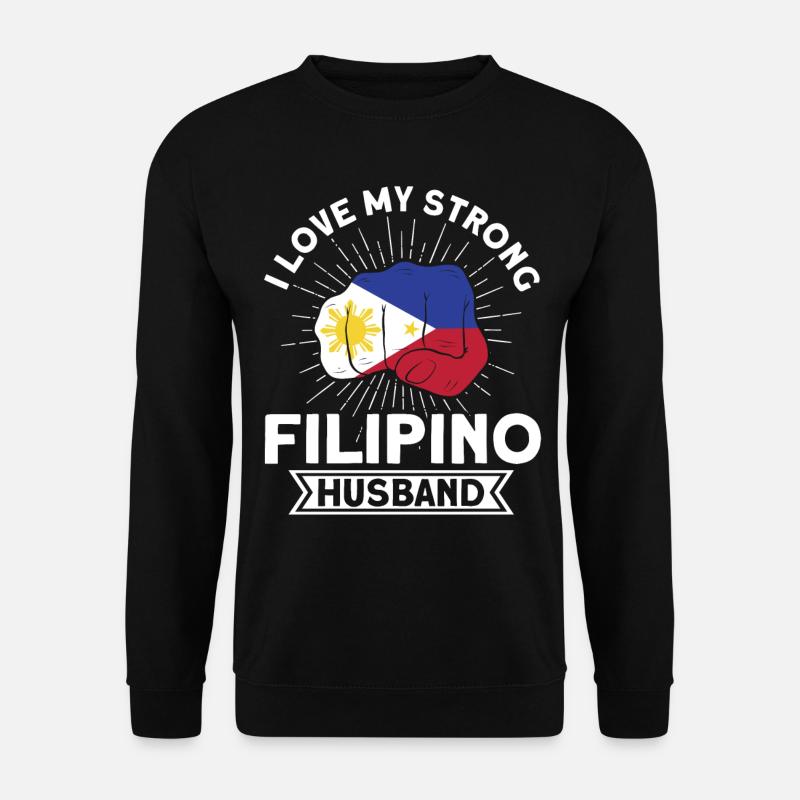 Philippines Philippine Flag - Unisex Sweatshirt - black