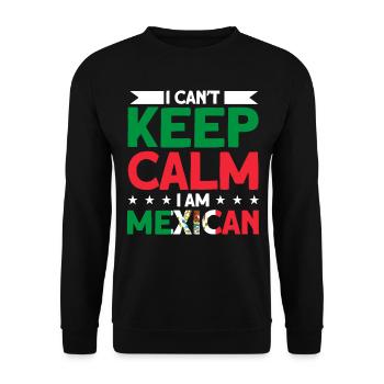 Mexiko Mexikanische Wurzeln Geschenk - Unisex Pullover - Schwarz - Vorne - Alina (178cm) & Michal (187cm)