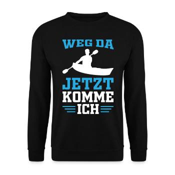Kanu Kanusport Kanurennsport - Unisex Pullover - Schwarz - Vorne - Alina (178cm) & Michal (187cm)