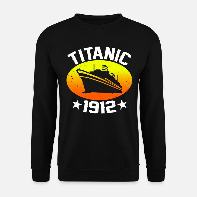 Titanic 1912 Kreuzfahrtschiff - Unisex Pullover - Schwarz