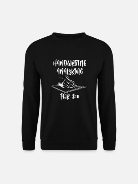 Handwriting Reader Handwriting Reading Funny - Unisex Sweatshirt - black