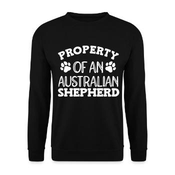 Cadeau de propriétaire de chien de berger australien - Sweat-shirt Unisexe - noir - Devant - Alina (178cm) & Michal (187cm)