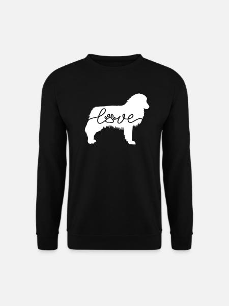 Australischer Schäferhund Hundebesitzer Geschenk - Unisex Pullover - Schwarz