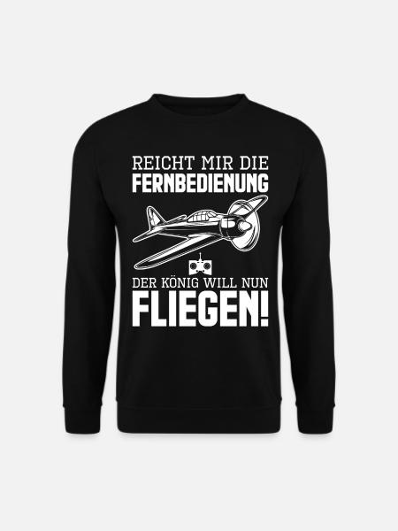 Modellflug Modellbau Modellfliegen - Unisex Pullover - Schwarz