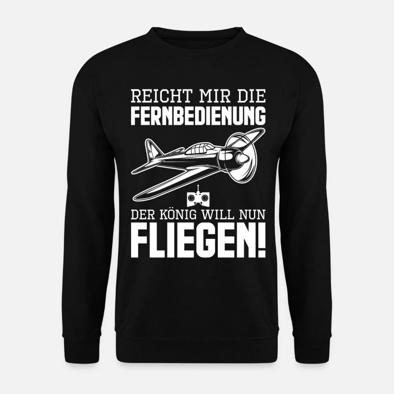 Modellflug Modellbau Modellfliegen - Unisex Pullover - Schwarz