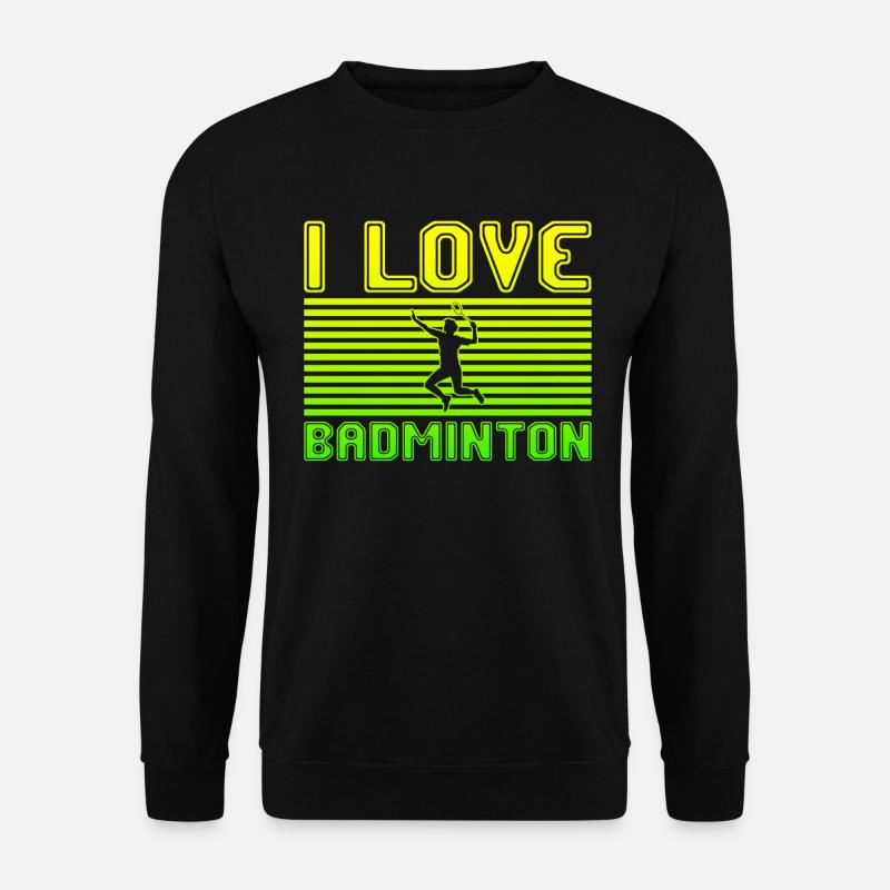 J’adore le badminton - Sweat-shirt Unisexe - noir