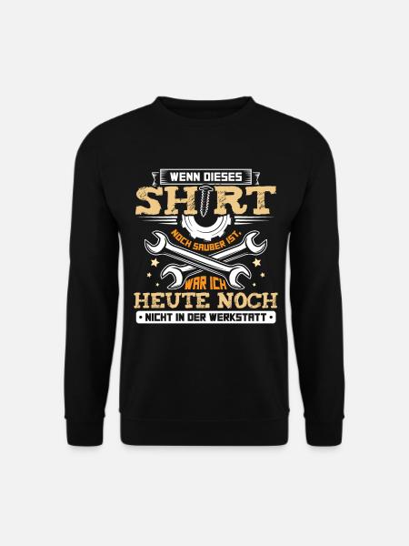 Werkstatt schrauben Mechaniker - Unisex Pullover - Schwarz