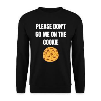 Denglisch Denglish Lustige Sprüche Idee - Unisex Pullover - Schwarz - Vorne - Alina (178cm) & Michal (187cm)