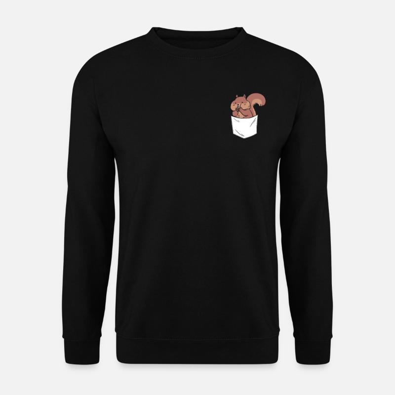 Sac d’écureuil drôle d’écureuil - Sweat-shirt Unisexe - noir