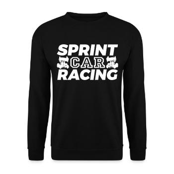 Sprint Car Racing Dicton - Sweat-shirt Unisexe - noir - Devant - Alina (178cm) & Michal (187cm)