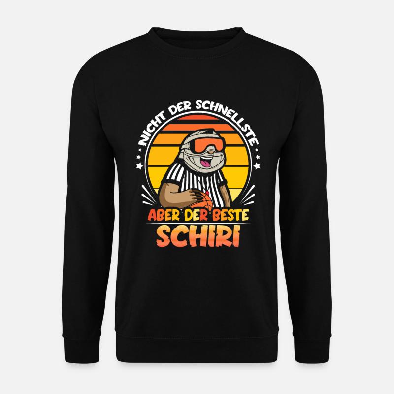 Der beste Schiri Fußball Handball - Unisex Pullover - Schwarz