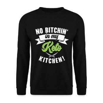 Keto-Diät Ernährungsberaterin Küche - Unisex Pullover - Schwarz - Vorne - Alina (178cm) & Michal (187cm)