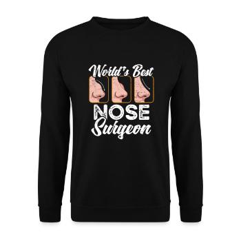 Die Weltweit Beste - Unisex Pullover - Schwarz - Vorne - Alina (178cm) & Michal (187cm)