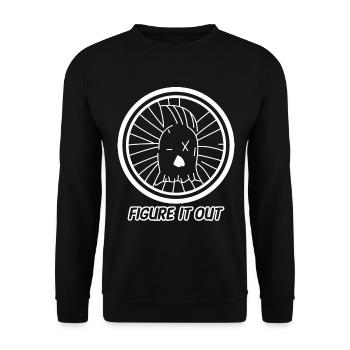 Paper Girls Mac Coyle Figure It Out T-Shirt - Sweat-shirt Unisexe - noir - Devant - Alina (178cm) & Michal (187cm)