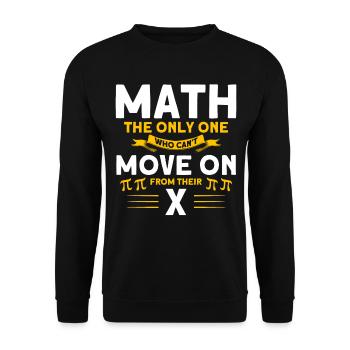 Math Mathematics Science Math Gift - Unisex Sweatshirt - black - Front - Alina (178cm) & Michal (187cm)