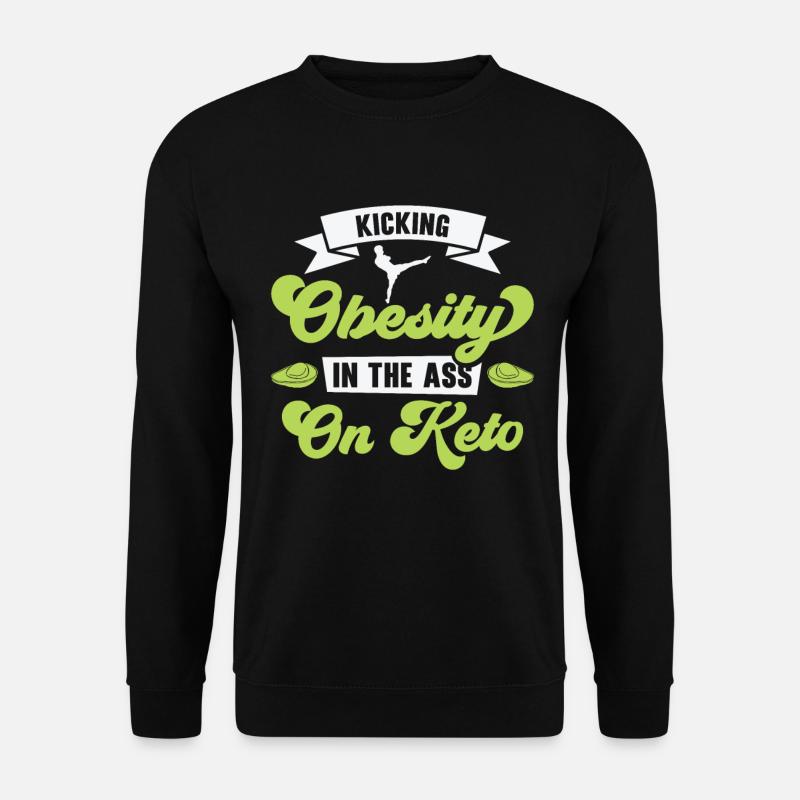 Régime céto Régime cétogène - Sweat-shirt Unisexe - noir