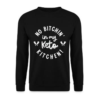 Keto-Diät Ernährungsberaterin Küche - Unisex Pullover - Schwarz - Vorne - Alina (178cm) & Michal (187cm)