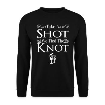 JGA Mariage Mariage Jungesellenabschied Party - Sweat-shirt Unisexe - noir - Devant - Alina (178cm) & Michal (187cm)