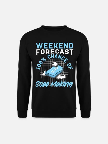 Soap Making Crafting Weekend - Unisex Sweatshirt - black