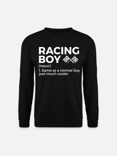 Racing Motorsport Spruch - Unisex Pullover - Schwarz