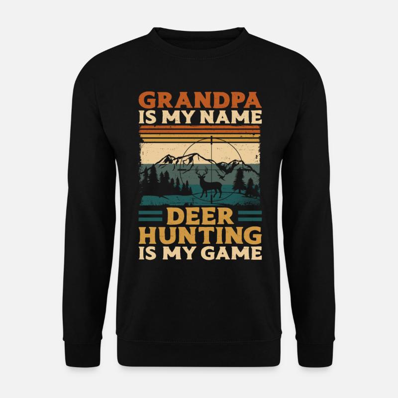 Buck Deer Hunting Hunter - Unisex Sweatshirt - black