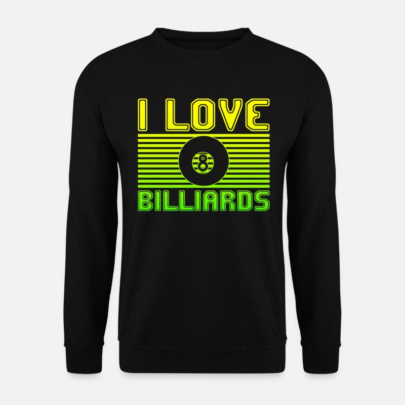 J’adore le billard - Sweat-shirt Unisexe - noir