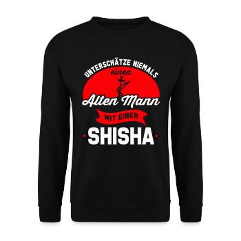Narguilé - Sweat-shirt Unisexe - noir - Devant - Alina (178cm) & Michal (187cm)