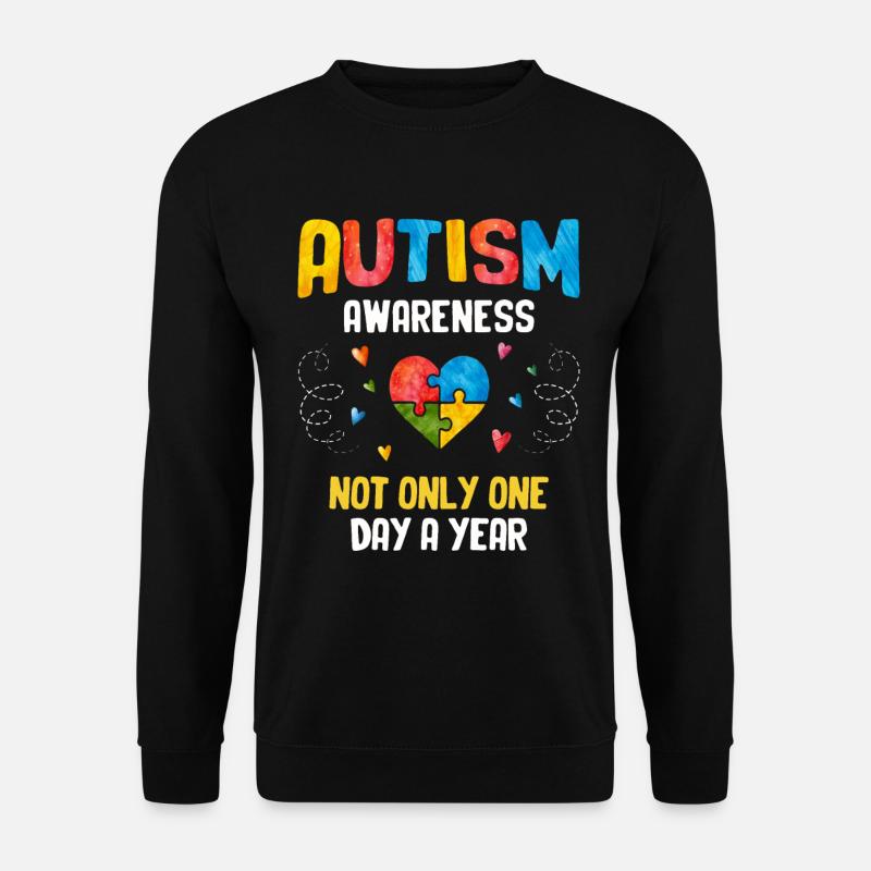 Autism - Unisex Sweatshirt - black