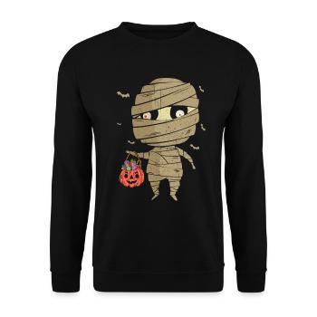 Halloween Gift Killer Skeleton Killer Horreur - Sweat-shirt Unisexe - noir - Devant - Alina (178cm) & Michal (187cm)