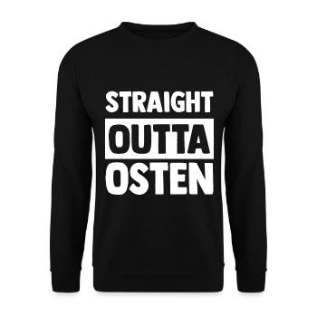 Ossi Gift East Germany NVA Germania East - Unisex Sweatshirt - black - Front - Alina (178cm) & Michal (187cm)