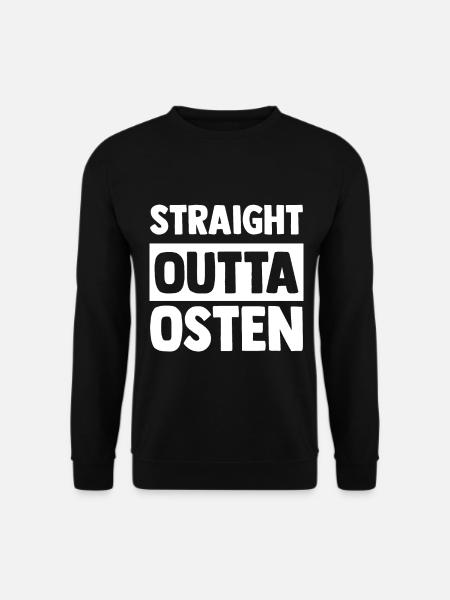 Ossi Geschenk Ostdeutschland NVA Germania Osten - Unisex Pullover - Schwarz