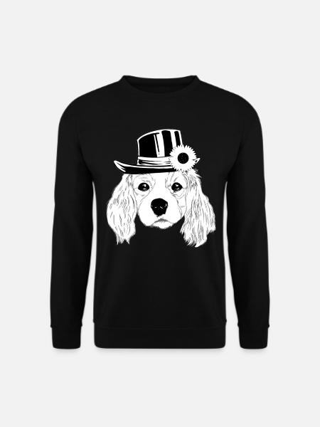 FANTASY DOG DOGS KIDS PETEr - Unisex Sweatshirt - black