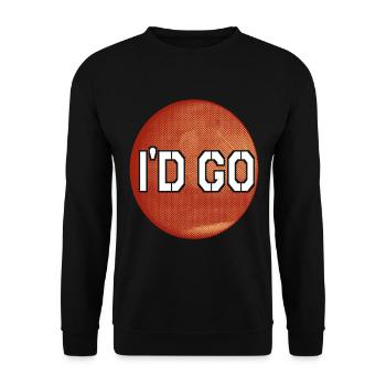 Planète Mars - Sweat-shirt Unisexe - noir - Devant - Alina (178cm) & Michal (187cm)