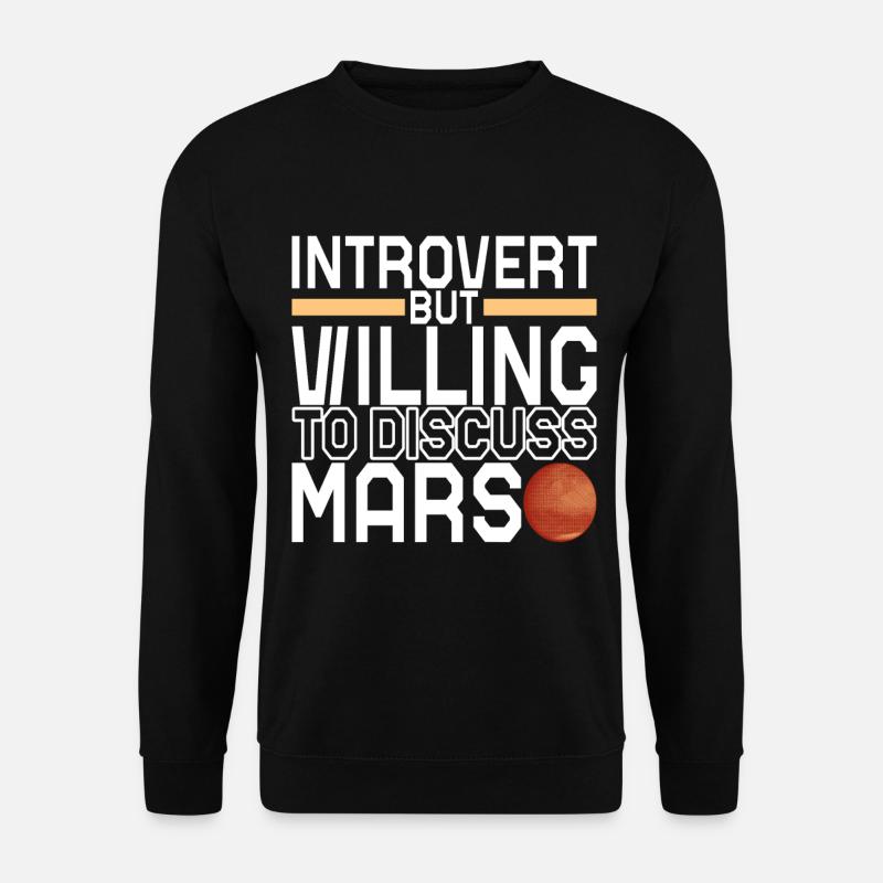 Mars Planet - Unisex Sweatshirt - black
